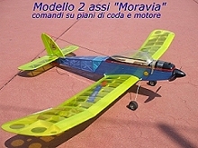 Il modello delle prime riprese in volo